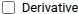 Show Derivative Checkbox